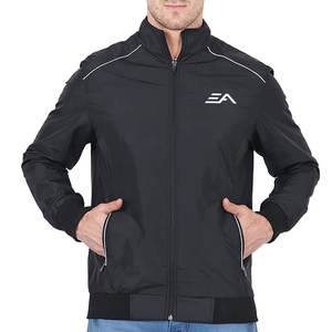 Diseña Tus Propias Chaquetas Cortavientos de Invierno Hechas a Medida, Talla Grande, Cuello Alto, Logotipo Frontal, Ecológicas y Transpirables - Product Image 1