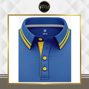 Oferta especial en camiseta polo larga de primera calidad, sostenible y súper cómoda para hombre, de un fabricante y exportador líder. - Product Image 2