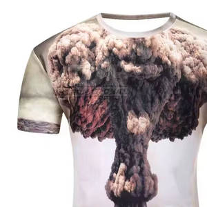 Camiseta de Color Sólido 100% Algodón para Hombre, Cómoda, Talla Grande, Corte Holgado, Estampada, Ecológica, de Secado Rápido y Transpirable - Product Image 3