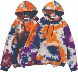 Econex Sports 2025 Unisex <b>Tie</b>-Dye Hoodie Sweatpants Set Solid Sport Style Winter Jacket Breathable Printed Hip Plus Size Hooded - Product Image 3