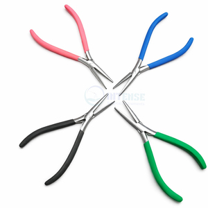 Juego de 4 Pinzas de Acero Inoxidable para Extensiones de Cabello, Multifuncionales para Anillas, Micro Anillas y Cuentas, Herramienta de Extensión Reutilizable de Alta Calidad, 7 Pulgadas - Product Image 4