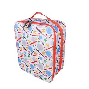 Sac isotherme personnalisé Ningbo Wilson OEM avec logo sur mesure, style baseball, sac à déjeuner portable avec poignée pour femmes - Product Image 2