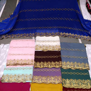 สินค้าขายดี ผ้าพันคอชีฟอง Garbasar พร้อมงานปัก  รับออกแบบตามสั่ง ขายส่ง - Product Image 4