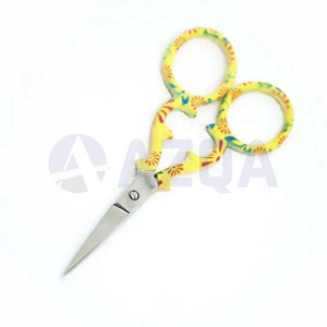 Stainless Steel Fancy Embroidery <b>Scissors</b> With Paper Coated Handle For <b>Sewing</b> Needlework Thread Cutting And Craft Use - Product Image 4