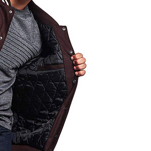 Nouvelle Arrivée Blouson Teddy Homme Oversize de Haute Qualité avec Logo Personnalisé, Broderie Éponge, Style Streetwear - Product Image 6