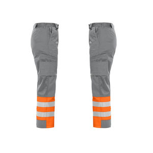 Pantalon de sécurité réfléchissant haute visibilité pour hommes, vêtements de travail en plein air, poches en coton imperméables avec éclairage LED - Product Image 2