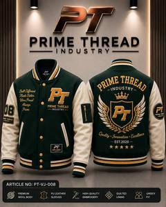 Chaqueta Varsity Personalizada con Bordado para Hombre, Chaqueta de Béisbol Letterman OEM, Chaqueta Universitaria de Lana para Hombre, Chaquetas Letterman para Exteriores - Product Image 2