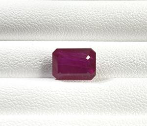 Best Price Natural Mozambique <b>Ruby</b> Heated Gemstone Octagon Cut 3.74 Carat Reddish Pink July Birthstone for Making Ring - Product Image 3