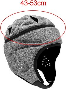 Casque de protection respirant de couleur unie pour jeunes, idéal pour le football et le rugby, grande taille, pour les sports d'été - Product Image 5