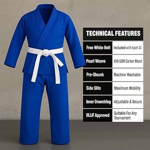Vêtements de combat BJJ de qualité supérieure, nouveau style, vente en gros, uniforme de Jiu-Jitsu brésilien - Product Image 4