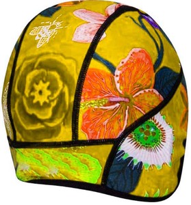 Deep Burgundy Maroon Winter Skull Camouflage Character <b>Silk</b> <b>Lined</b> Comfortable Activewear Running <b>Beanie</b> for Outdoor Sports - Product Image 2