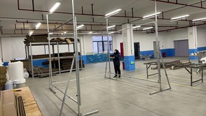 Tùy Chỉnh 3-Sided Khách Sạn Auditorium Nhanh Chóng Gấp Màn Hình Chiếu Nhiều Mặt 3 Bên Có Thể Gập Lại Màn Hình Di Động Cho Chiếu Sân Khấu - Product Image 4