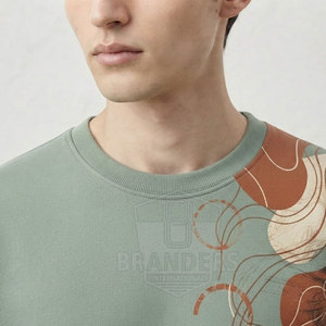 T-shirts pour hommes en coton épais, coupe oversize, épaules tombantes, manches courtes, col rond, coupe ample, vêtements personnalisés, fournisseur en gros - Product Image 6