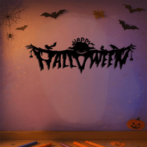 CIFbuy Decorazione da Parete Gotica in Metallo Fatta a Mano per Halloween, Elementi Gotici Spettrali per Interni, per Soggiorno e Camera da Letto, Decorazioni per Feste a Tema Horror - Product Image 6