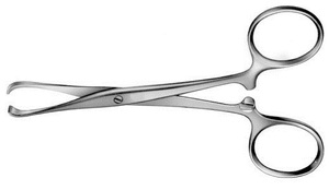 Pinzas Tuffier de 12 cm, Pinzas Quirúrgicas de Acero Inoxidable para Agarrar Tejidos, Pinzas de Precisión con Punta de Pulgar, Instrumento Médico Reutilizable - Product Image 2