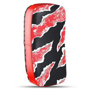 Venomous Red Viper Boxing Thai Pads Curved Protective Gear for Martial Arts Adjustable <b>Hook</b> & Loop Closure Unisex Adult - Product Image 4