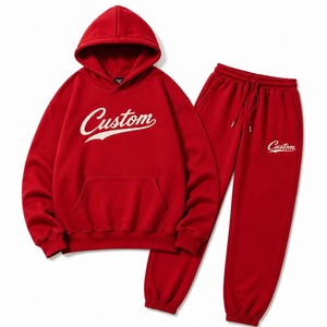 Custom Logo Free Men's Hooded Tracksuit Soft Fabric Sportswear <b>Set</b> for Gym Use - Product Image 5