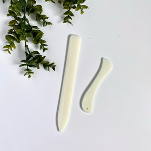 Juego de Plegadores de Hueso con Forma Natural, Ecológicos y Pulidos, Herramientas para Encuadernación y Manualidades con Papel FAIZA CRAFT - Product Image 3