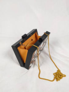 Pochette de soirée en résine pour femme, sac à main tendance, modèle ange, vente chaude, dernier design, pochette de soirée pour mariage - Product Image 4