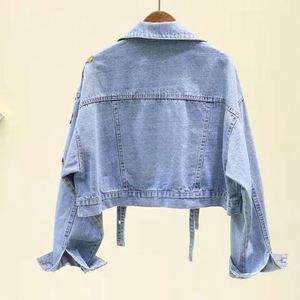 OEM Services Men Women's Unisex <b>Denim</b> <b>Jacket</b> Superior Quality Cheap Price Own Logo Printed Facilities 100% Cotton Eco-Friendly - Product Image 3
