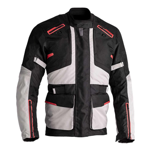 New Arrival Blank Men's Unisex Canvas Motorcycle <b>Racing</b> <b>Jacket</b> with Custom Logo Front High Street Style - Product Image 2