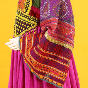 Vestido Afgano Kutchi en Oferta, Vestido Étnico Afgano Hecho a Mano con Espejos, Vestido Tradicional de la Cultura Afgana para Mujer - Product Image 5