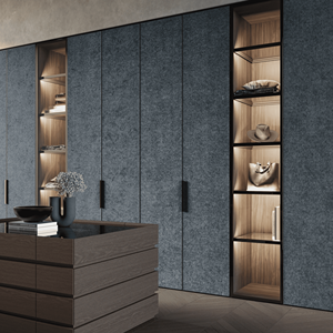 Armario de Madera Moderno Personalizado JY Project, Puerta con Bisagras de Color MDF, Extensible, Independiente, Estilo Europeo, Resistente al Agua E1/E0 - Product Image 3