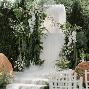 Flores Artificiales de Seda Estilo Mori, Jardín Monet, para Bodas, Hierba de Pampas, Ramas de <span class=keywords><strong>Pino</strong></span>, Eucalipto Verde, Venta al por Mayor en China - Product Image 1