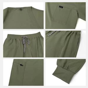 Hot Sale Custom Breathable Quick Dry Twill Fabric Unisex <b>Doctor</b> Uniforms Medical Nursing Scrubs Clinic Scrub <b>Sets</b> Short Sleeve - Product Image 5