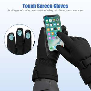 Guantes de Esquí y Snowboard Unisex Más Vendidos, Material de PVC Impermeable, Correa de Muñeca Ajustable, Invierno - Product Image 3