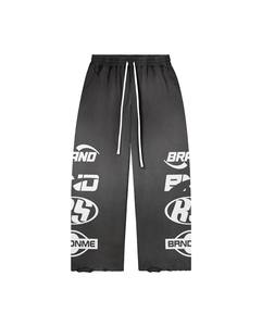 Conjunto Deportivo de 2 Piezas, Estilo Urbano, con Estampado Personalizado, Transpirable, 480 GSM, 100% Algodón, para Correr - Product Image 3