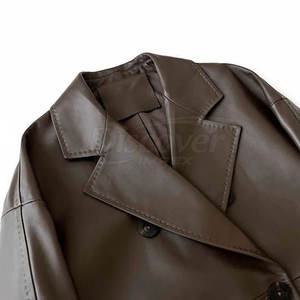 Nouvelle Arrivée 2026 – Manteau Long en Cuir pour Homme – Vente en Gros – Manteau Long en Cuir de Haute Qualité - Product Image 3