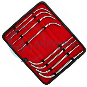 Juego de Dilatadores Uretrales Van Buren de 8 Piezas con Estuche, Instrumentos Quirúrgicos de Acero Inoxidable para Urología y Obstetricia/Ginecología, Certificación CE - Product Image 3