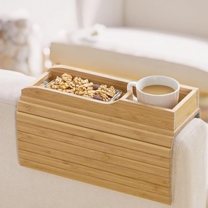 Plateau en bois d'acacia massif, plateau en acacia haute densité, plateau de service en bois dur, plateau en bois d'acacia, plateau décoratif en bois naturel - Product Image 5