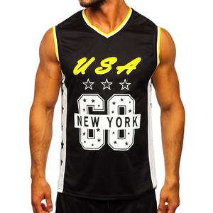 Conjunto de Uniforme de Baloncesto y Fútbol Sublimado Personalizado, Transpirable, Sin Mangas, Tallas Grandes, Tallas Estadounidenses, 100% Poliéster, Para Toda Temporada, Para Equipos - Product Image 6