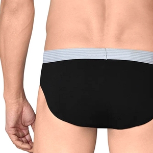 2026 Low MOQ Wholesale High-Rise Breathable Plain Color Sexy Comfortable Men's <b>Boxer</b> & Briefs Underwear - Product Image 2