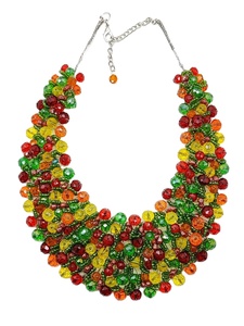 Collar de cuentas Bohemias de alta calidad para mujer, hecho a medida con cuentas de cristal rosa, blanco y azul, colores surtidos, moda - Product Image 6