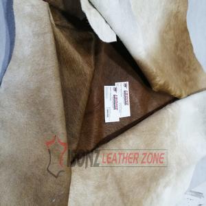 Soft and Warm ISONZ Genuine Cow Leather with Hair-On 1.2-2.0mm <b>Thickness</b> 30 Foot Custom Size - Product Image 5
