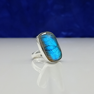 <b>Labradorite</b> <b>Ring</b> 925 Sterling Silver Handmade <b>Labradorite</b> Gemstone Women Jewelry Wedding <b>Ring</b> Silver Jewellery - Product Image 2