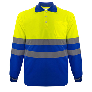 T-shirt de sécurité haute visibilité classe 1, imperméable, à manches longues, avec LED clignotante et réfléchissante, pour vêtements de travail de construction, avec logo personnalisé - Product Image 6