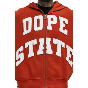 Nouveau modèle 2026 – Sweat à capuche zippé 100 % coton molletonné pour homme, coupe oversize ample, respirant, écologique, idéal pour l'hiver, avec poche - Product Image 3