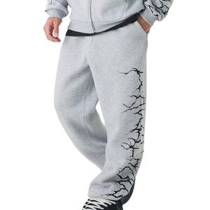 Customized Men's Top Quality Zipper <b>Hoodie</b> Tracksuits Oversized Drop Shoulder Custom Printing Design 100% Cotton Fleece Winter - Product Image 4