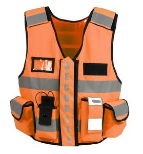 Security Latest Design Logo Custom <b>Color</b> Security High Visibility Reflective Vest Front Zipper Safety Vests HiViz Tactical Vest - Product Image 1