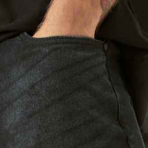 Shorts en denim imprimé de qualité supérieure, nouveau design, couleur noire, broderie personnalisée, shorts en jean pour hommes - Product Image 5