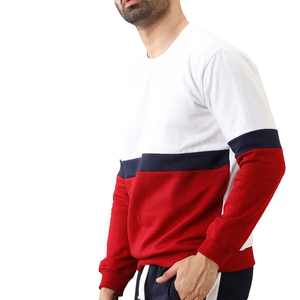 เสื้อสเวตเชิ้ตคอกลมปักโลโก้แบบกำหนดเองสำหรับผู้ชาย สไตล์ลำลองแนวสตรีทแวร์ ผ้าถักโพลีเอสเตอร์/คอตตอน สำหรับฤดูหนาว ป้องกันการยับ - Product Image 5