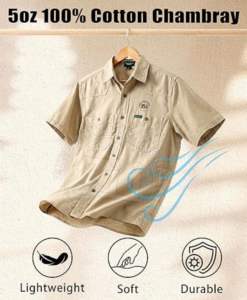 Ropa FR Resistente al Fuego, Camisas de Trabajo Protectoras Contra Vapores, 100% Algodón, Resistentes al Calor de 300C-500C, Ropa de Seguridad - Product Image 2