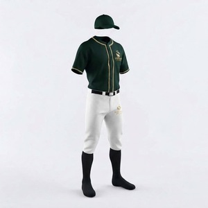 Combinaisons de sport professionnelles personnalisées pour le baseball et le softball avec pantalons longs respirants et à séchage rapide, uniformes de baseball - Product Image 5