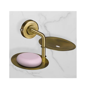 Luxury Brass <b>Soap</b> <b>Holder</b> Tier Double Brass <b>Soap</b> <b>Holder</b> Bathroom Product <b>Soap</b> Dish Tray Lowest Price - Product Image 1