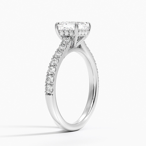 BOJ <b>Ring</b> 0109 Asscher Cut 925 Silver Lissome Prong Setting Solitaire <b>Diamond</b> <b>Ring</b> 2ct D Color VVS1 Moissanite GRA Certified - Product Image 2