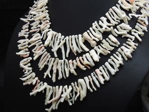 ปะการังขาวธรรมชาติขัดเงาแบบแท่งยาว 16 นิ้ว ขนาด 30x4 ถึง 8x2 มม. รับรองโดยบุคคลที่สาม PMEGEMSBEADS สินค้ามาใหม่ - Product Image 4